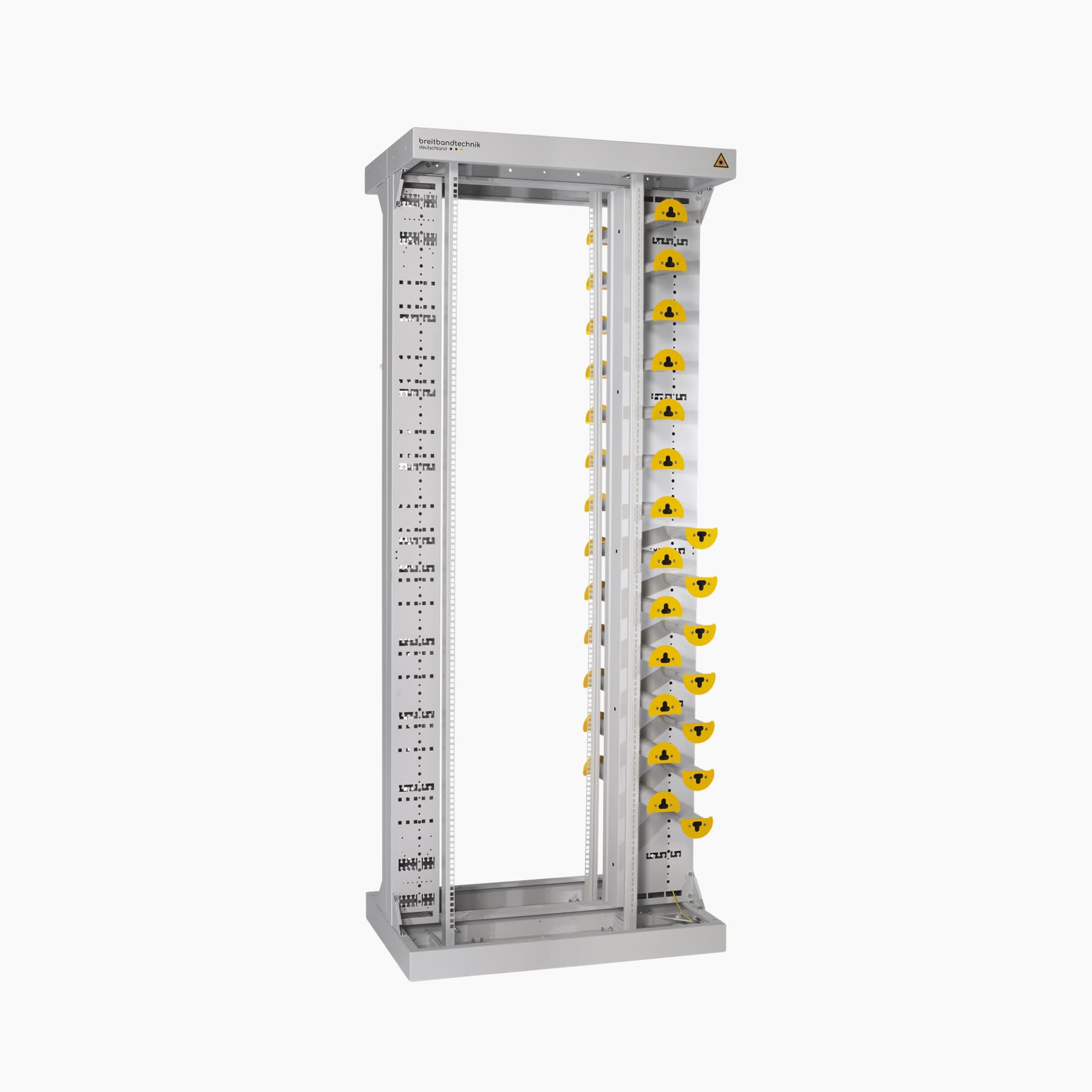 Modulares Glasfaser-Verteilsystem mit Kabelmanagement von Breitbandtechnik Deutschland GmbH