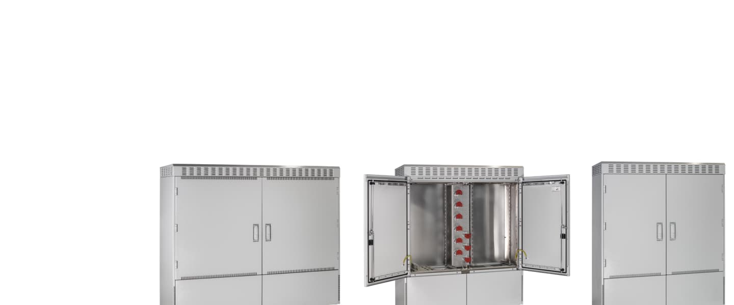 MFG Gehäuse für Glasfasernetze in verschiedenen skalierbaren Ausführungen