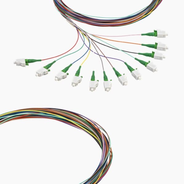 Glasfaser Produkte für Rechenzentren: Konfektionierte Patchkabel in verschiedenen Längen