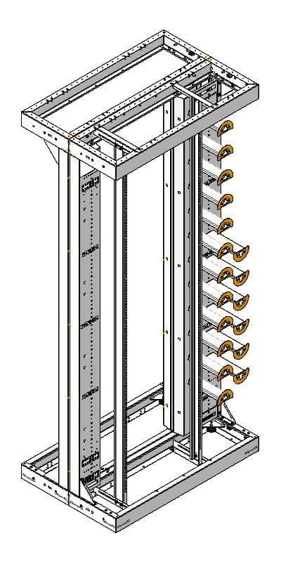 130350 bbt SUPRA AKTIV Rack BASIC 200x90x60 RH 19