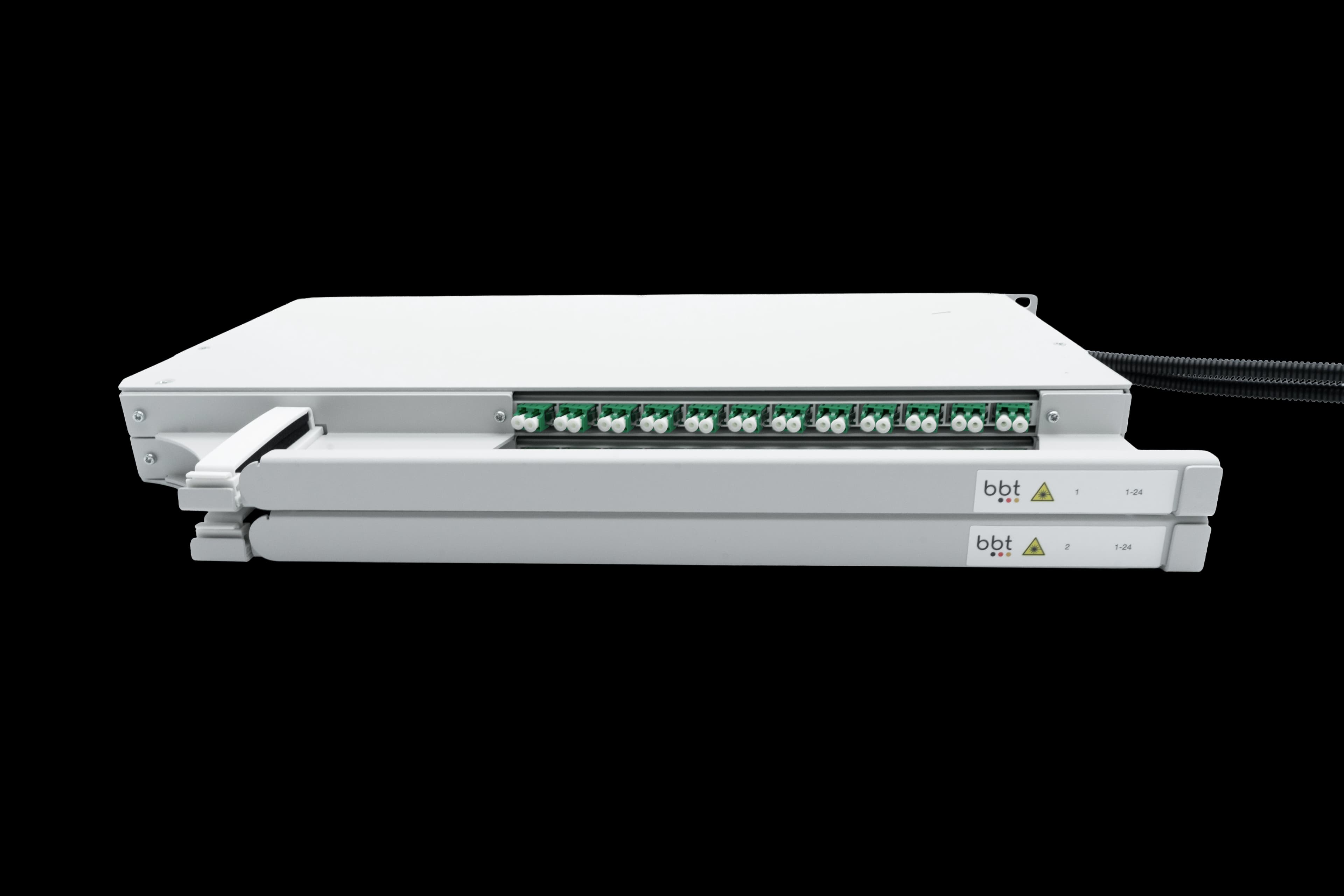 bbt Patchpanel 1HE SUPRA PRO 48xLC links / Gen2 V1.2 inkl. Abdeckung