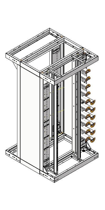 130341 bbt SUPRA AKTIV Rack BASIC 180x90x100 RH 19