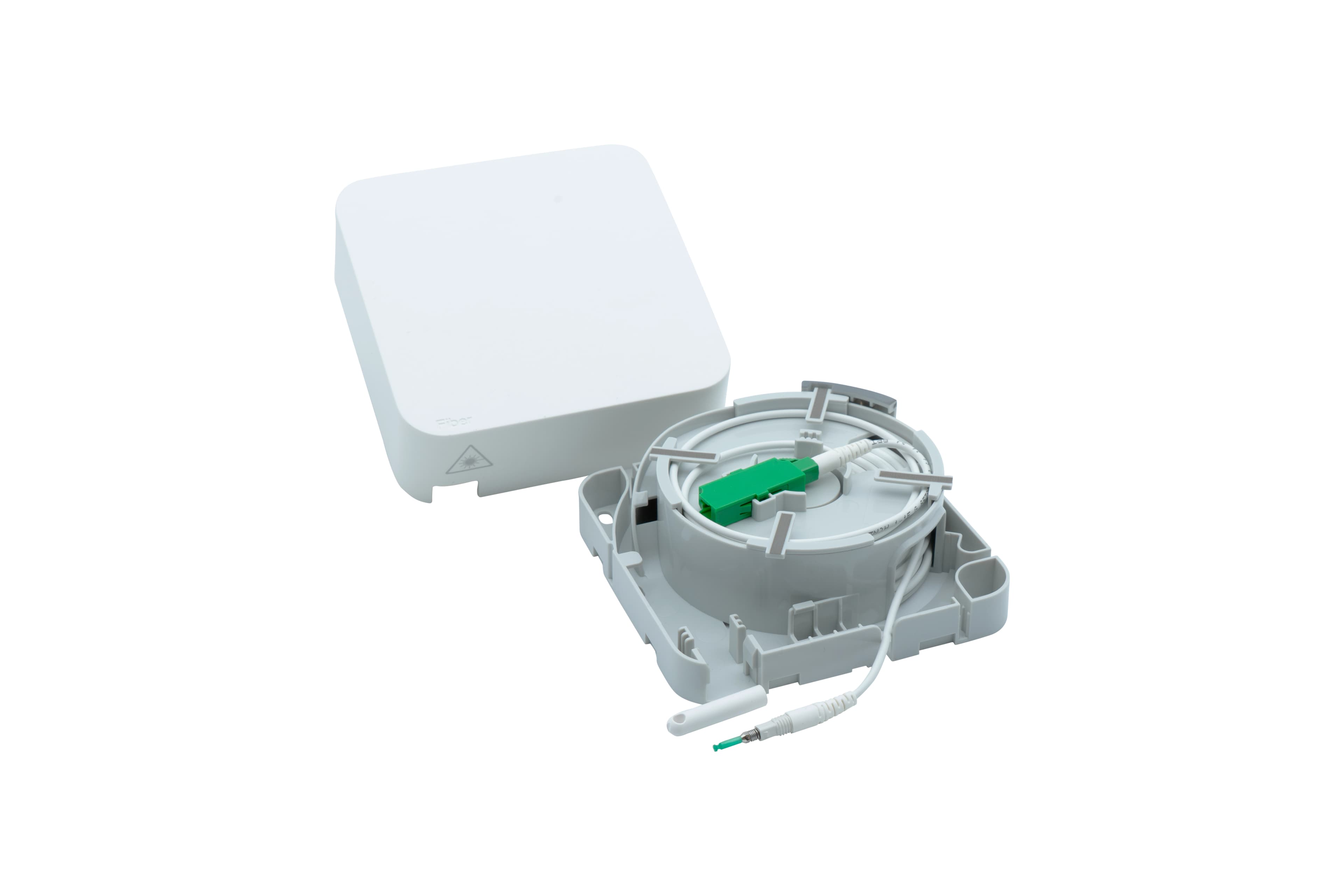 bbt OTO 1F vorkonfektioniert, 10 m Kabel B2ca mit offener Ferrule inkl. LC/APC Schnellmontagestecker