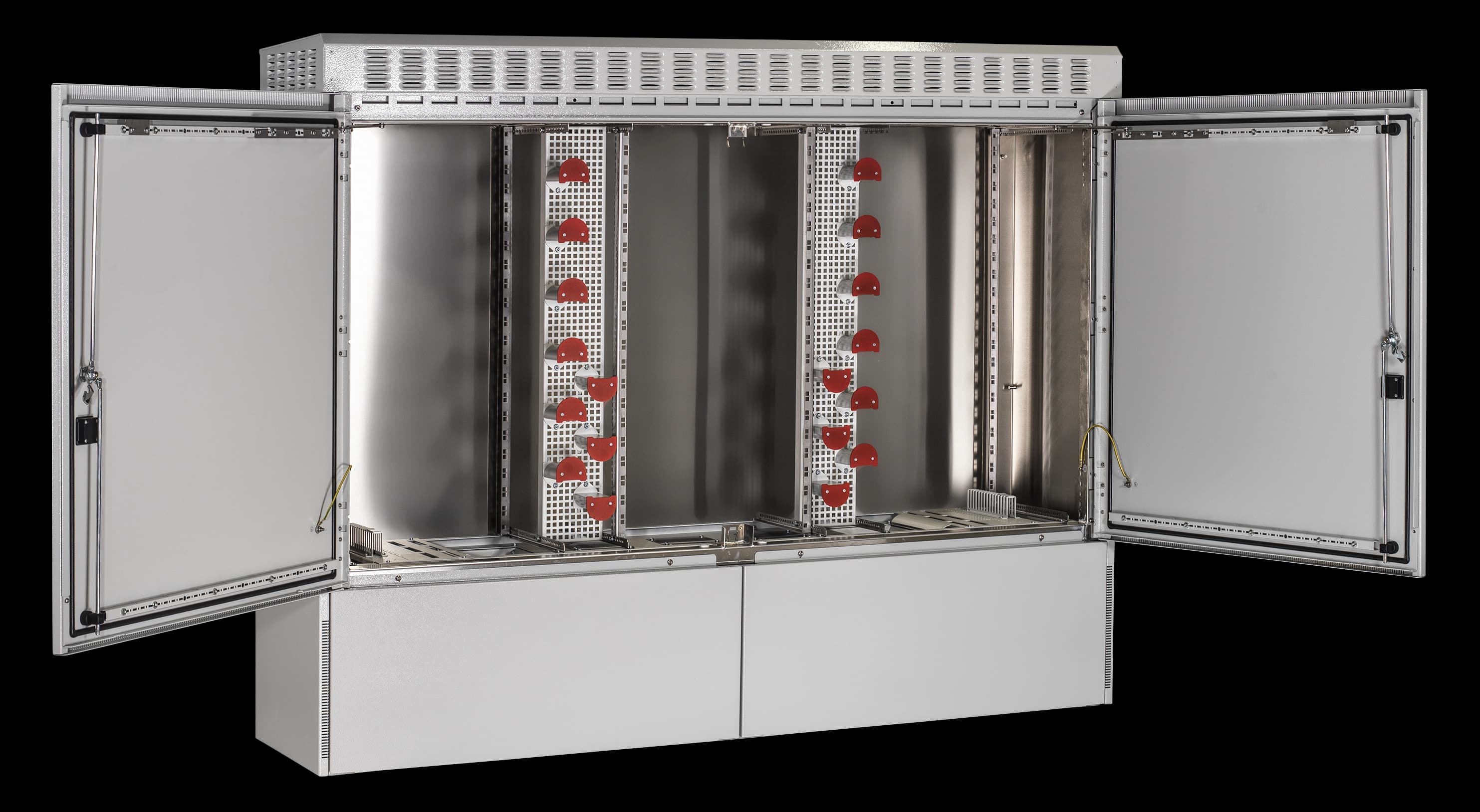 breitbandtechnik_multifunktionsgehaeuse_modular-x_mfg-18_odf_2x19_2xkms150_2xv_140320_innenansicht-offen