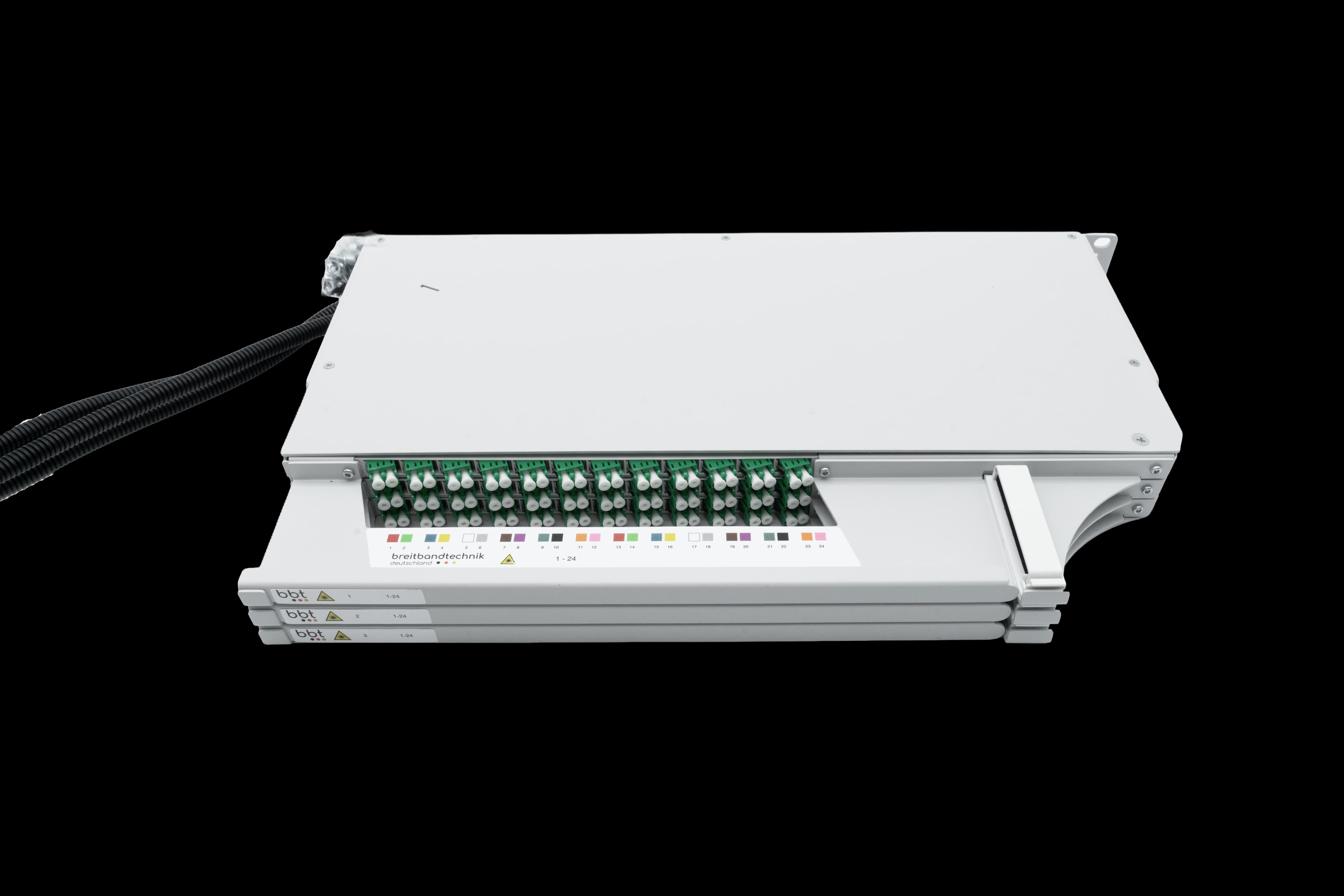 bbt Patchpanel 1HE SUPRA HD 72xLC rechts / Gen2 V1.2 inkl. Abdeckung