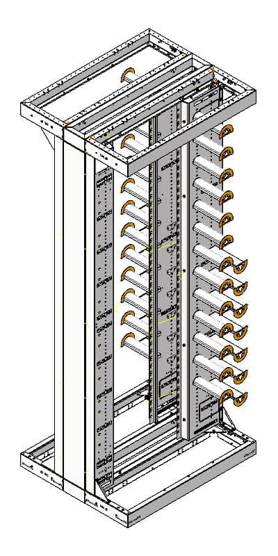 111202 bbt SUPRA ODF Rack BASIC 220x90x70,5 zs