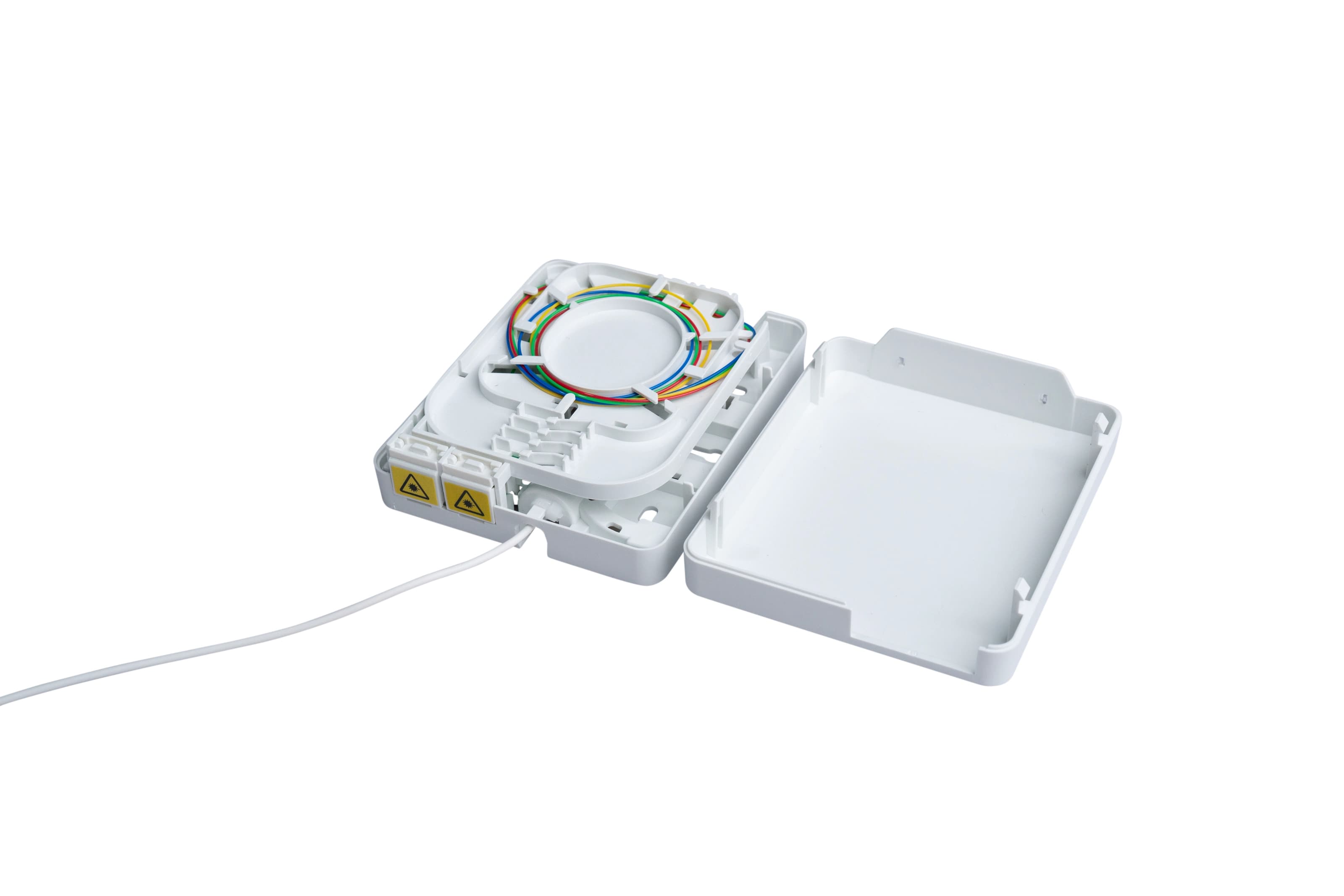 breitbandtechnik_glasfaser-abschlusspunkte_gf-ta-4f_vorkonfektioniert-mit-50m-kabel_b2ca-mit-4x-lp-apc_190533-offen